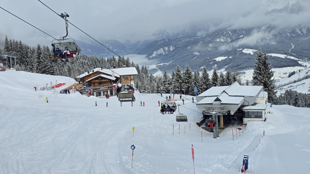 Skigebied Hochkönig.